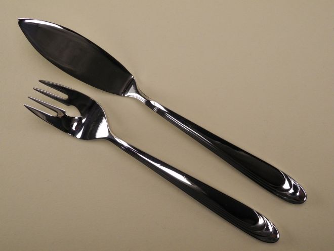 BSF Etienne edelstahl 18/8 Fischbesteck 1 Person
