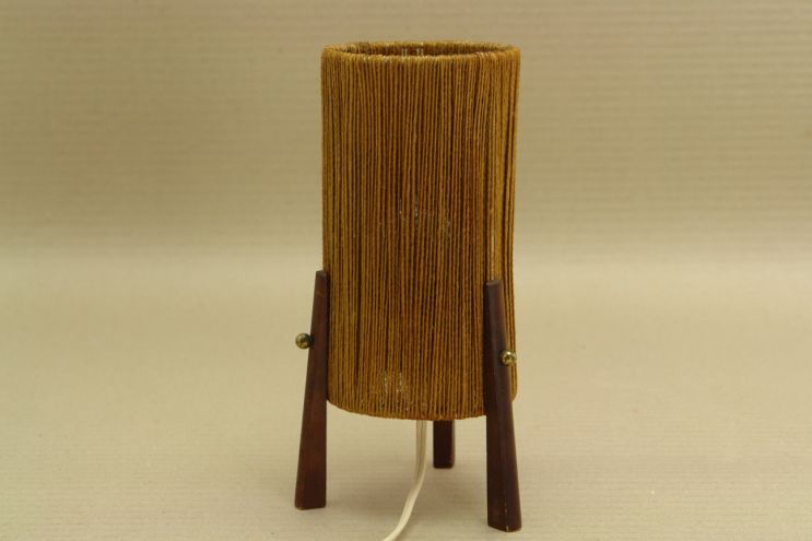 Vintage Nachttischlampe TIKI Stil 50er Jahre