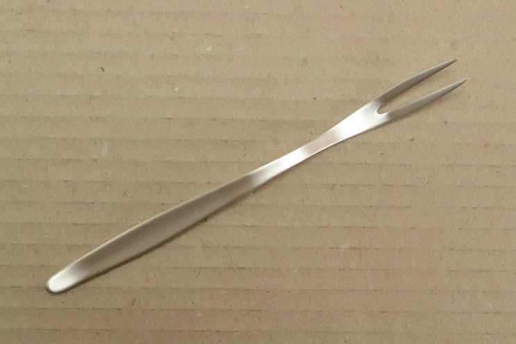 Kleine Fleischgabel vintage alte Serie Stockholm 90 versilbert Auflage von WMF Silberbesteck