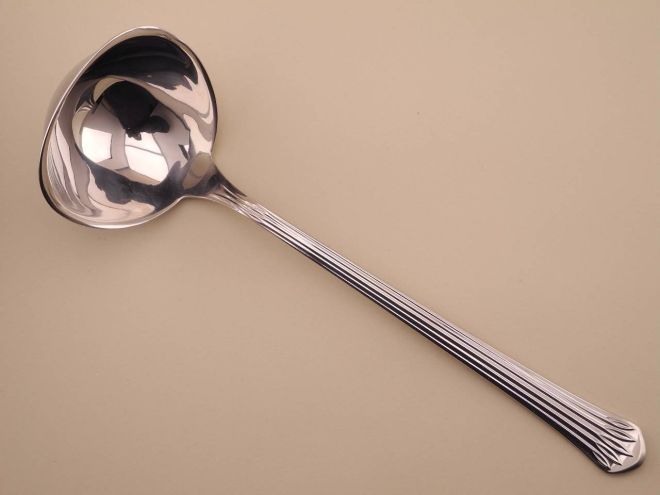 Suppenkelle Suppenschöpfer aus der vintage alten Serie San Remo 4700 Cromargan Edelstahl von WMF Besteck