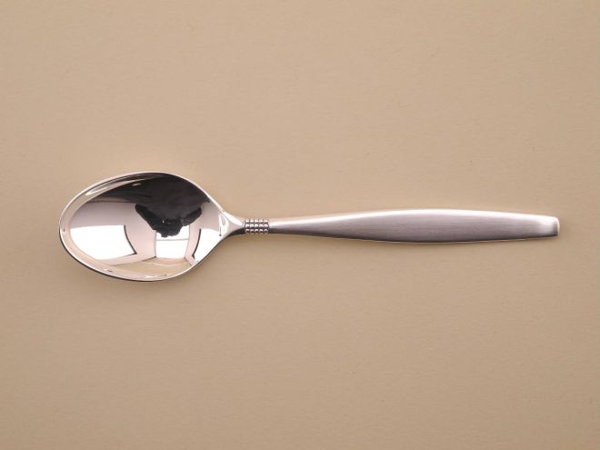 Kaffeelöffel vintage alte Serie Dänisch Perl 90 90er versilbert Auflage BSF Silberbesteck