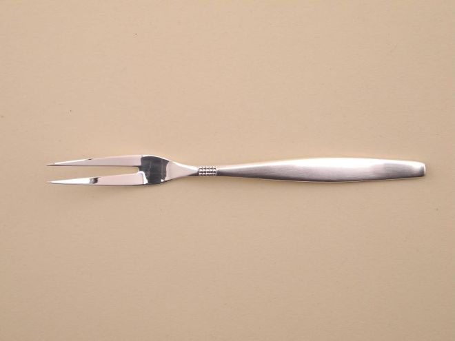 Konfektgabel servierteil vintage alte Serie Dänisch Perl 90 90er versilbert Auflage BSF Silberbesteck