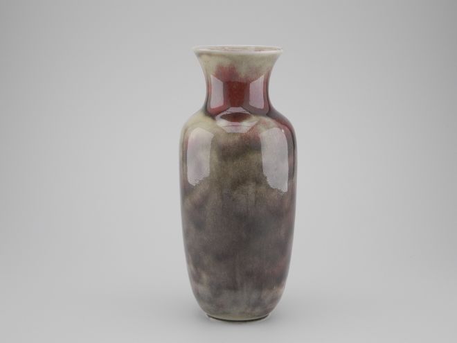 WMF Keramik Vase 813/010 Gerda Conitz hell