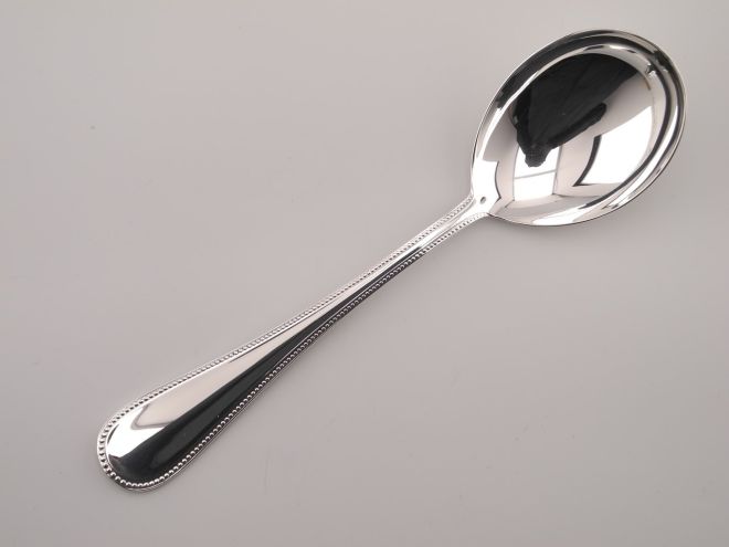 Auerhahn Perl 90 versilbert Kartoffellöffel