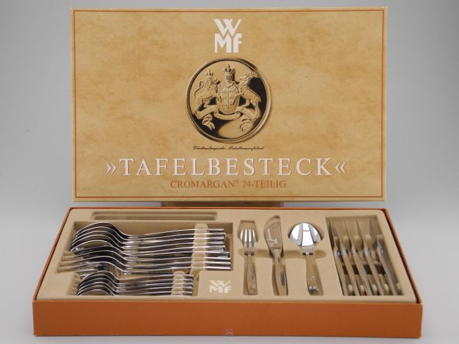 WMF Frankfurt Cromargan Komplettbesteck Etui