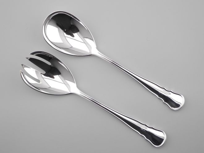 BSF 88 Chippendale 90 versilbert Salatbesteck
