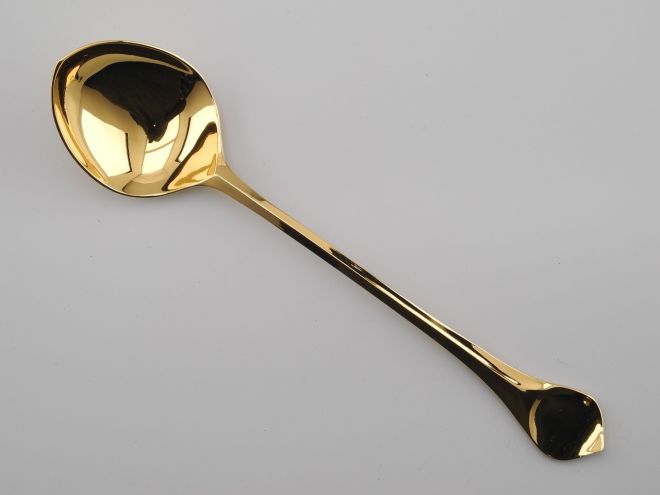 Rosenthal Besteck Lotus Gold Gemüselöffel