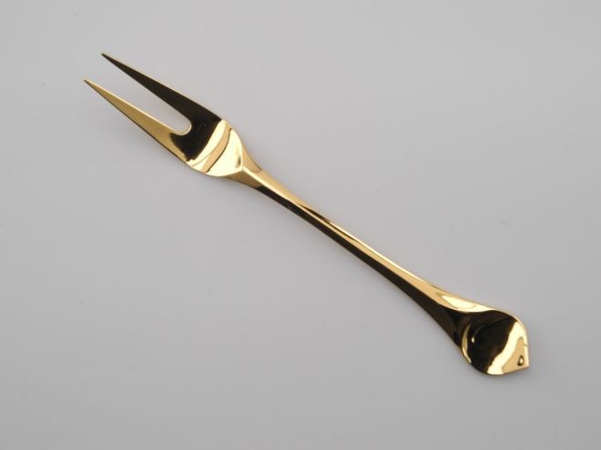 Rosenthal Besteck Lotus Gold Fleischgabel