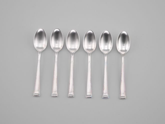 Bruckmann 665 Schwaben versilbert Mokkalöffel Set