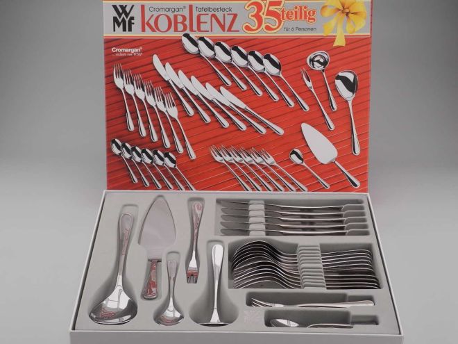 WMF Koblenz Cromargan Komplettbesteck 35 Teile