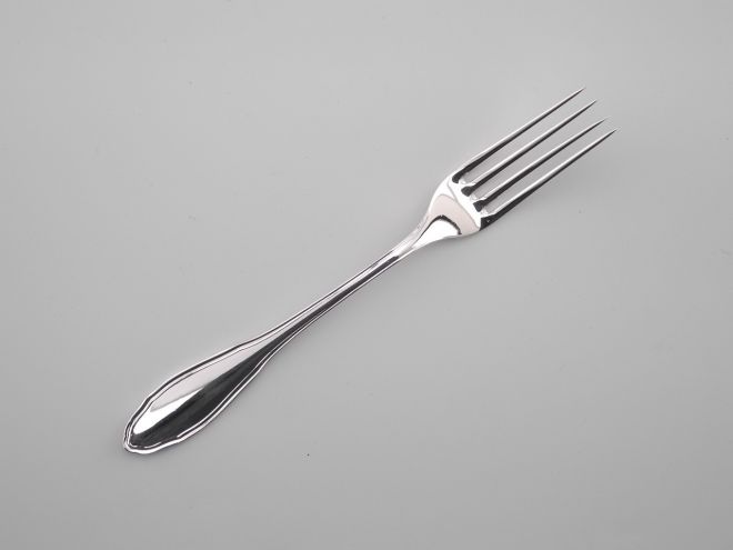 Gebrüder Reiner Seckenrand 800 Silber Dessertgabel