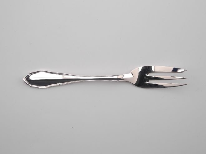 Gebrüder Reiner Seckenrand 800 Silber Kuchengabel