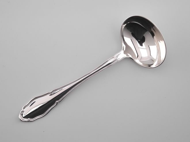Gebrüder Reiner Seckenrand 800 Silber Sossenkelle