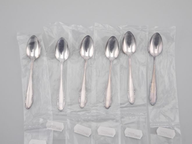 WMF 2200 Besteck 90 versilbert Mokkalöffel Set OVP