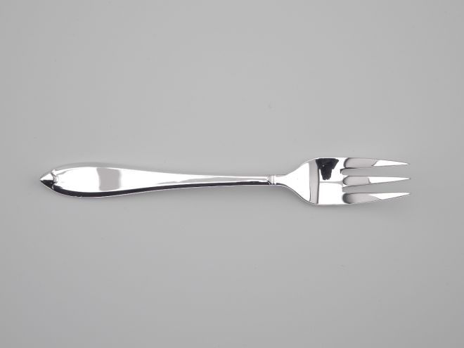 Kuchengabel aus der Serie Anthea 90 Auflage versilbert von BSF