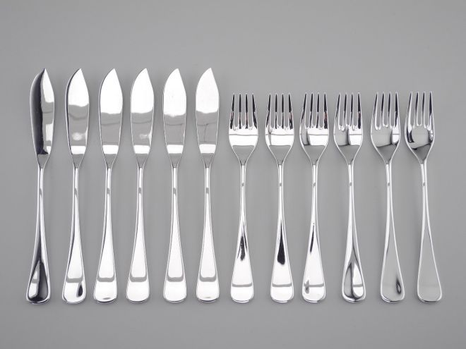 WMF Jupiter 90 Fischbesteck 6P