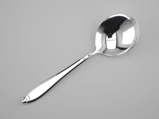 Kartoffellöffel Vorleger aus der Serie Anthea 90 Auflage versilbert von BSF