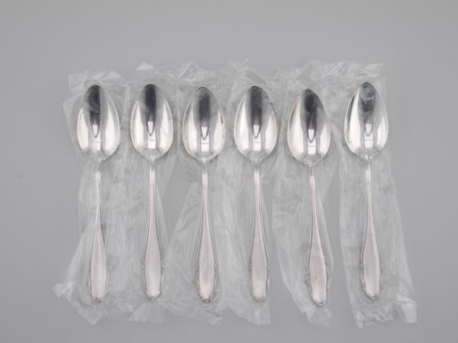 WMF 2200 Besteck 90 versilbert Dessertlöffel Set OVP