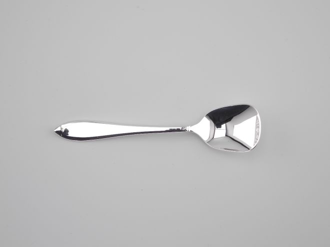 Zuckerlöffel Eislöffel aus der Serie Anthea 90 Auflage versilbert von BSF