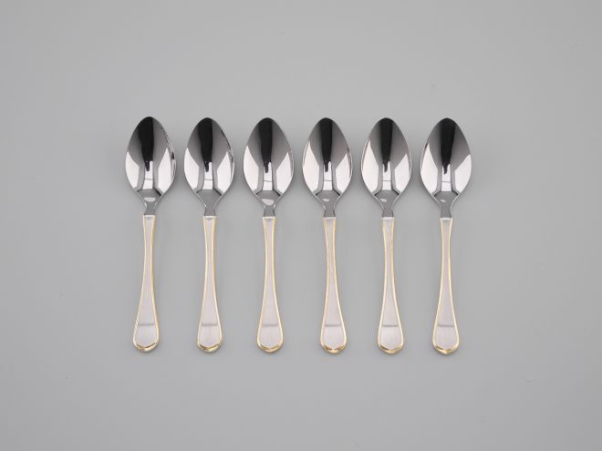 BSF Magnolia Gold Mokkalöffel Set