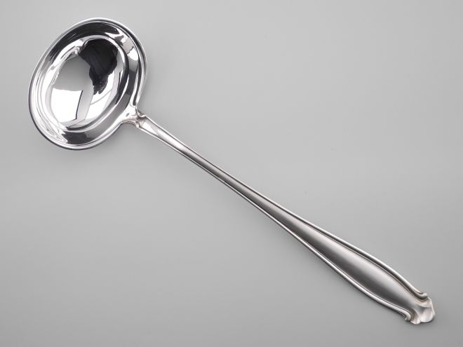 Gebrüder Reiner 3600 versilbert 90 Suppenkelle