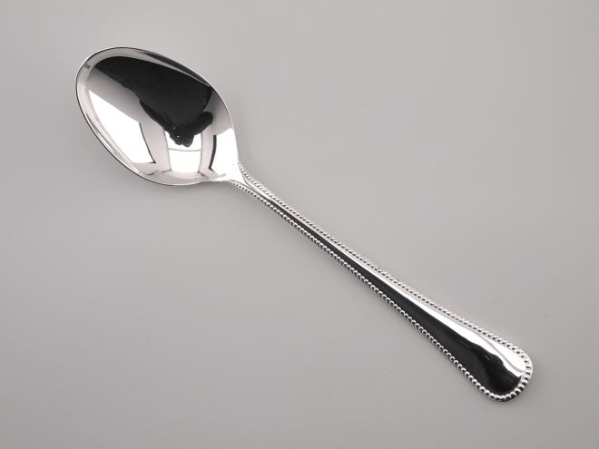 BSF Perlrand 800 Silber Tafellöffel