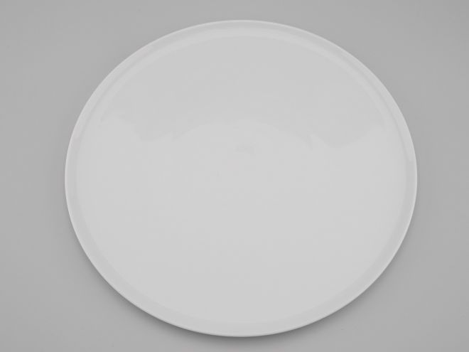 Thomas Medaillon uni weiss Tortenplatte