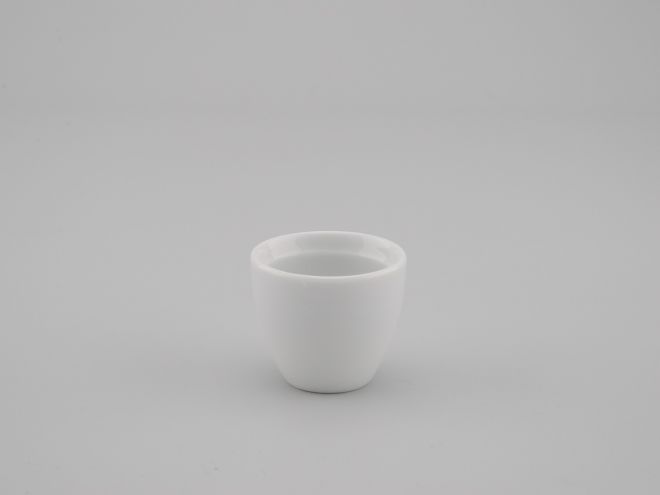 Thomas Medaillon uni weiss Eierbecher