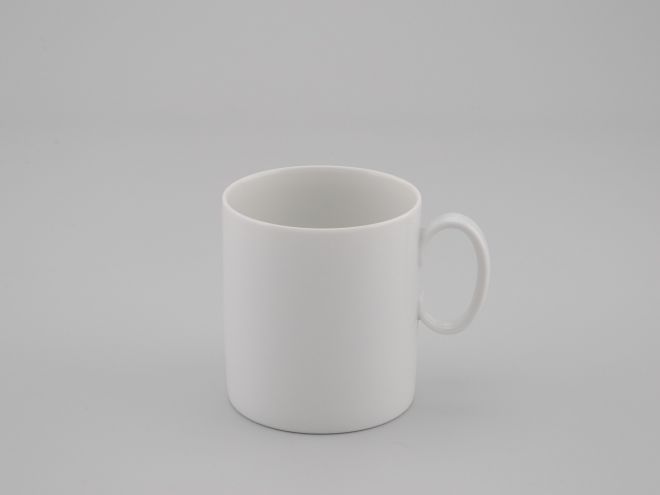 Thomas Medaillon uni weiss Kaffeetasse Obere