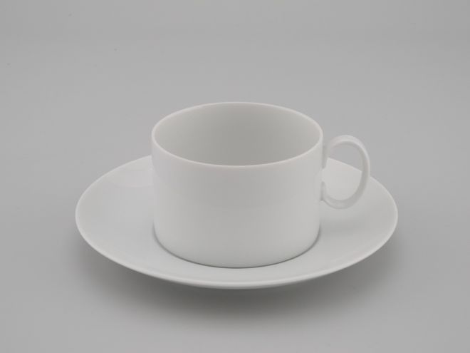 Thomas Medaillon uni weiss Teetasse