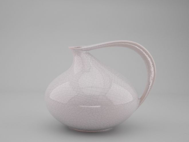 Ruscha 313 Henkelvase Kurt Tschörner Krakelee