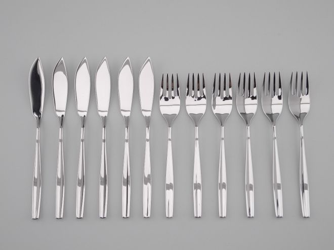 WMF Frankfurt Fischbesteck 6P aV
