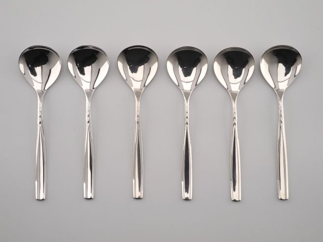 WMF London cromargan Eislöffel Set