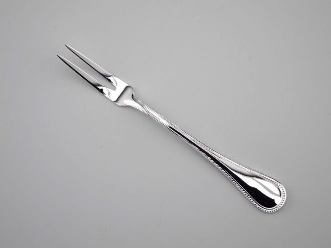WMF Perlrand neue Version versilbert Fleischgabel