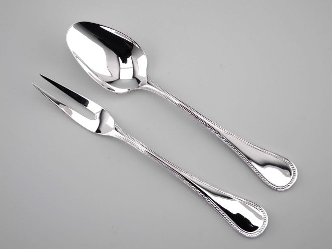 WMF Perlrand neue Version versilbert Bratenbesteck