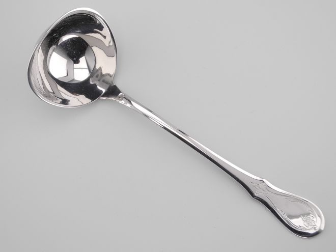 Suppenkelle Suppenschöpfer vintage alte Serie Würzburger Gravur Cromargan Edelstahl Besteck von WMF