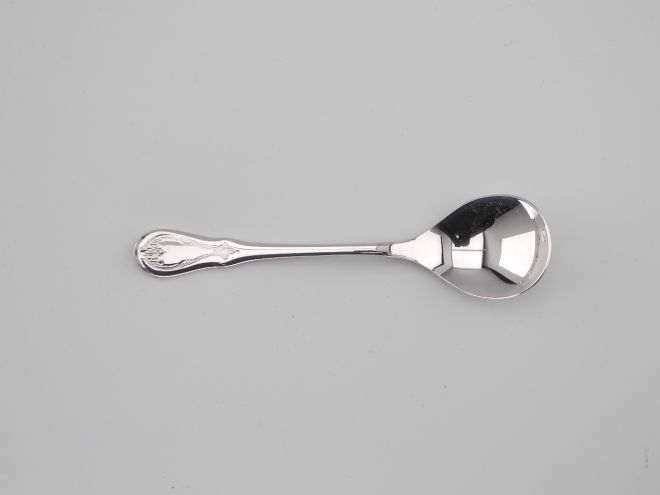 Zuckerlöffel Eislöffel vintage alte Serie Würzburger Gravur Cromargan Edelstahl Besteck von WMF