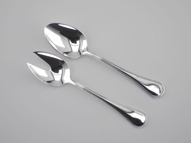 WMF Perlrand neue Version versilbert Salatbesteck