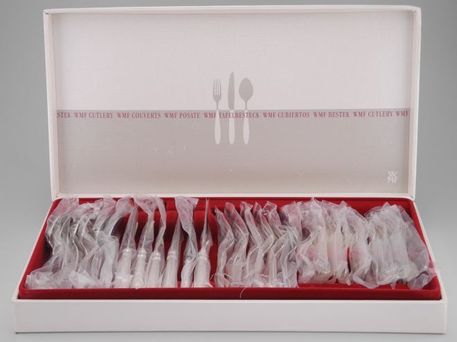 WMF Augsburger Faden 90 Komplettbesteck Etui OVP