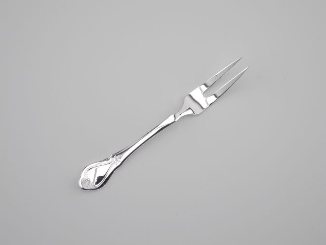 Konfektgabel vintage alte Serie Schloss Mirabell 90 versilbert 90er Auflage von Wilkens Silberbesteck