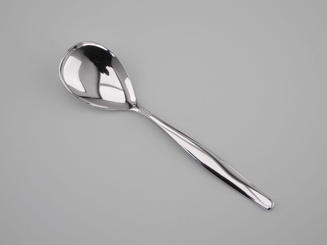 BSF Dänisch Perl edelstahl Sahnelöffel