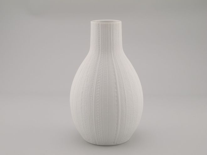 Heinrich Bisquitporzellan Vase 2148 Kalebasse 23
