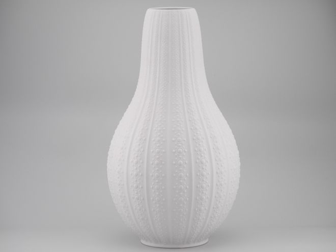 Heinrich Porzellan Bodenvase weiss Nanny Still zug.