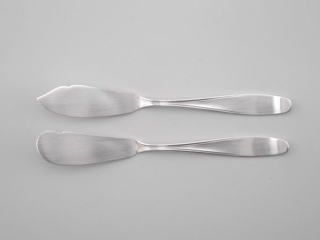BSF Iris 90 versilbert Butter & Käsemesser