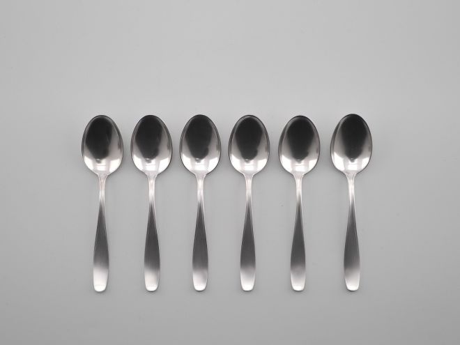 BSF Iris 90 versilbert Mokkalöffel Set