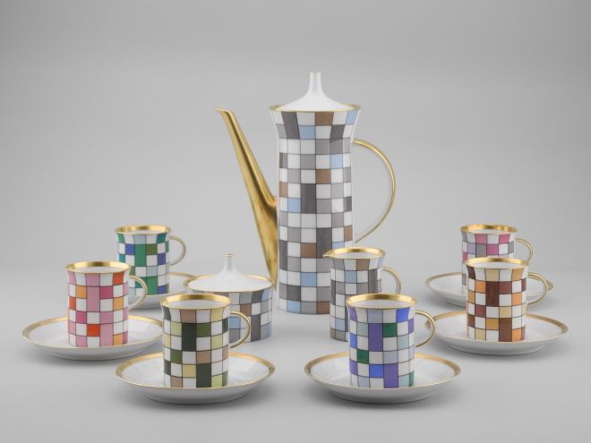 Emilio Pucci Mokkaservice Berlin Quadratini Rosenthal