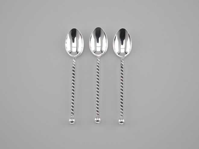 Lutz & Weiss 925 Sterling Silber kleine Löffel Set