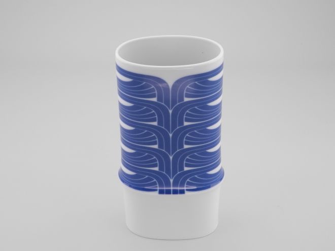 Rosamunde Nairac Vase blau 2883 Rosenthal