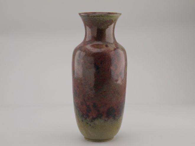 WMF Keramik Vase 813/010 Gerda Conitz dunkel