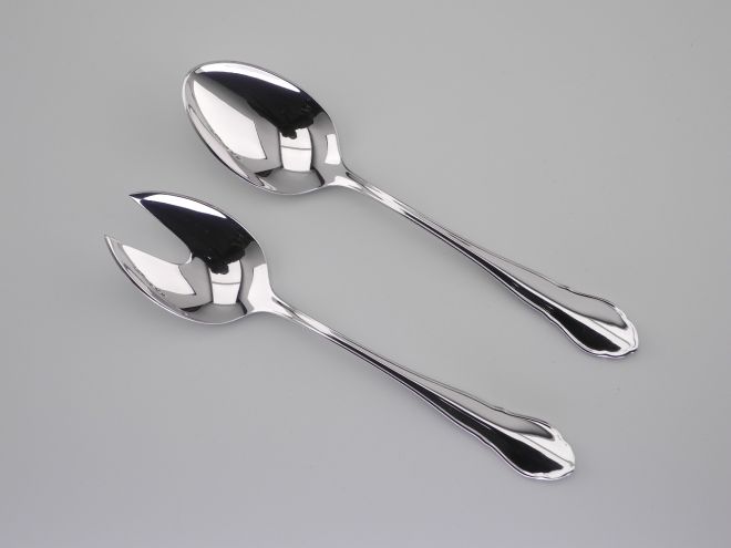 WMF Royal Chippendale cromargan Salatbesteck